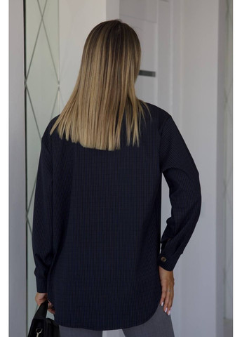 Темно-синяя рубашка Stylish Touch