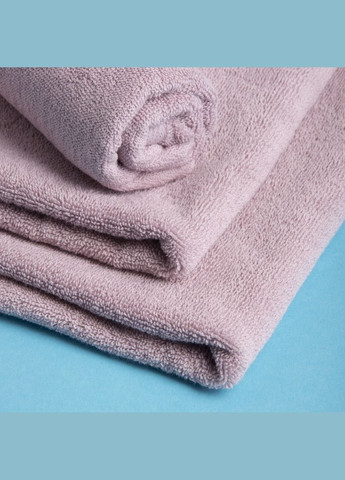 Полотенце махровое 70х140 Нежность банный щел 500 г/м2 хлопок, натуральный хлопковый, пудра IDEIA розовый