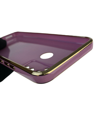 Чехол для Spark 5 Pro KD7 с кольцом-подставкой с золотой окантовкой на техно спарк 5 про черничный gs1 Tecno (366231322)