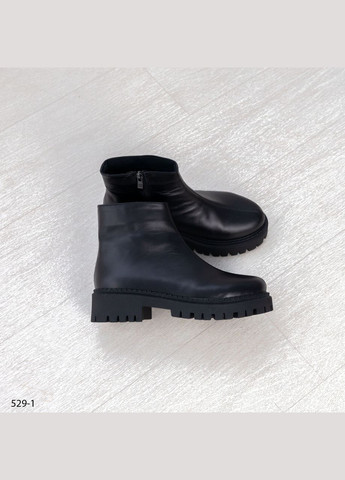 Комбіновані демісезонні шкіряні жіночі черевики жіночі No Brand