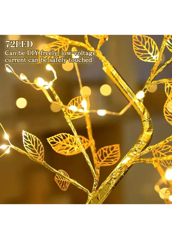 Настільний світильник - гірлянда у вигляді дерева з листочками на LED лампочках No Brand (315034638)