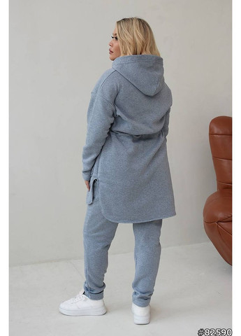 Костюм (кардиган, брюки), цвет Серый Fashion (362415636)