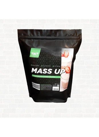 Гейнер креатин комплект для набора массы/веса: Mass Up гейнер Клубника 5 кг + Креатин и Омега-3 в Подарок TNT (373062720)