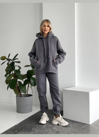 Теплий жіночий костюм із капюшоном Fashion (303398341)