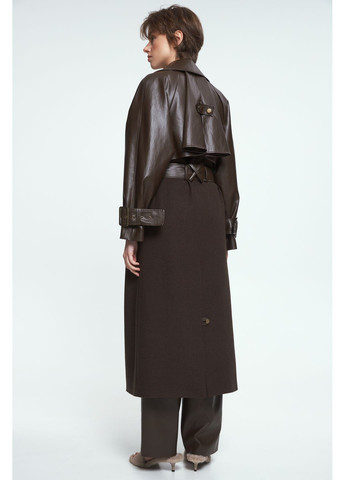 Коричневе демісезонне Жіноче пальто Йораль 140961 Stimma