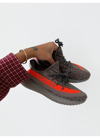 КРОСІВКИ ЖІНОЧІ ADIDAS YEEZY BOOST 350 V2 DARK BELUGA REFLECTIVE АДІДАС ІЗІ БУСТ No Brand сірі демісезони (367168602)