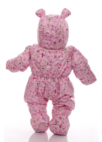 Человечек на флисе для девочки звездочка с принтом принцесса розовый 74 см (45012) BABYKROHA (297200020)