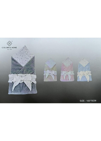 Плед-конверт у ліжечко або коляску сірий Colorful (372712971)