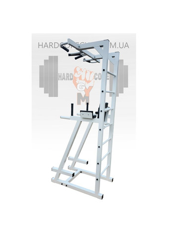 Турнік, бруси та зйомна спинка на прес, шведська стінка Біла (50х50 мм) No Brand (326596802)