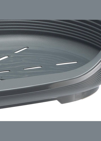 Пластиковий лежачик для собак і котів Siesta Deluxe (Ферпласт Сеєста Деллюкс) 70.5 х h 23.5 см - 6, Сірий Ferplast (297511280)