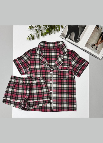 Рожева всесезон жіноча піжама сорочка та шорти Exclusive