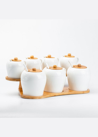 Набор для специй с ложками 3 шт. по 300 мл и 4 шт. по 600 мл. TS Kitchen (315637310)