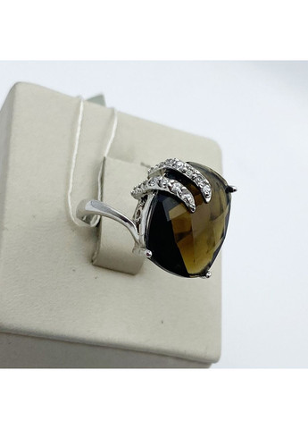 Кольцо серебряное с движением топазом 18 4,46 г No Brand (370142482)