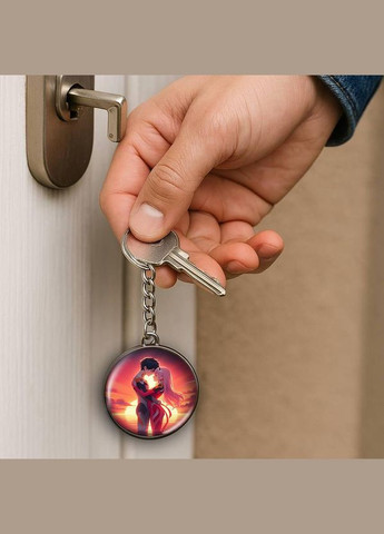 Набор подвеска (кулон) и брелок Аниме Любой во Франксе #04 (подарочный набор) No Brand (332633206)