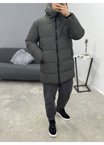 Графітовий зимній Пуховик Україна