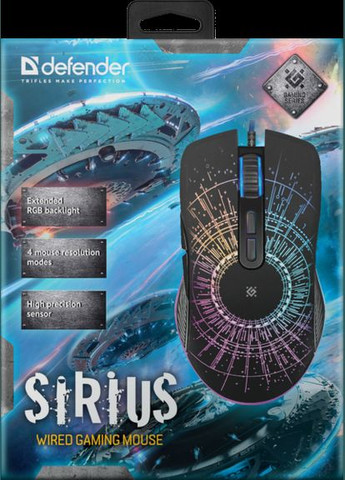 Миша Sirius GM-660L RGB (52660) Defender (278366608)