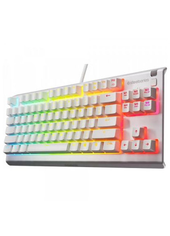 Клавиатура (64819) SteelSeries Apex 3 TKL USB UA White (358067284)