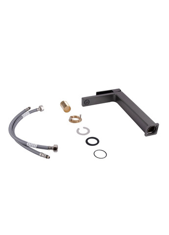 Змішувач для раковини Gemini високий QTGEM269GMB45680 Gunmetal Black PVD Qtap (322069662)