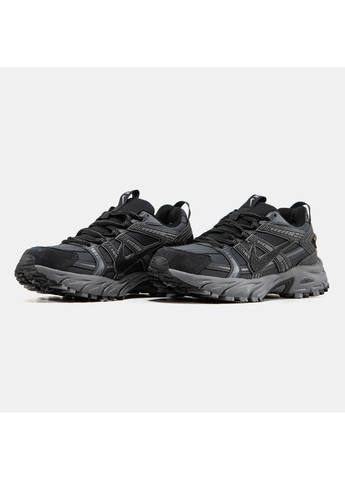 Черные демисезонные кроссовки мужские nike v2k grey black gore-tex termo | найк в2к рантекк термо черные No Brand