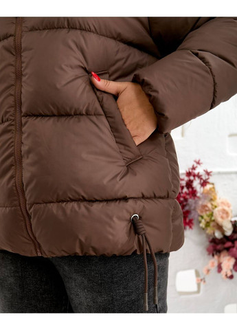 Коричнева куртка No Brand