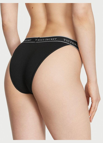 Женские трусики Tanga черные Victoria's Secret (286048193)