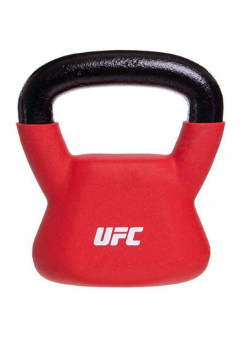 Гиря сталева з вініловим покриттям UHA-69695 10кг Червоний UFC (286043664)