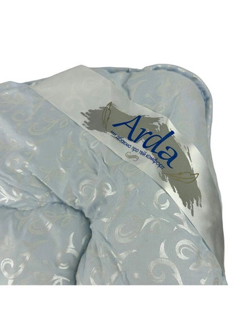 Одеяло полуторное закрытое Завиток 20368 150х210 см голубое Arda (328391696)