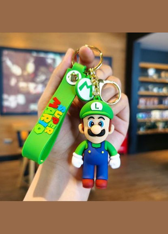 Супер Марио Луиджи Super Mario Luigi детский брелок на рюкзак, ключи зелёная шляпа Shantou (280257940)