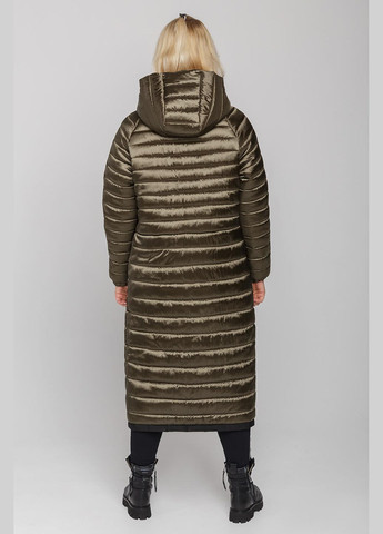 Оливкове (хакі) демісезонне Пальто Viola Хакі MioRichi