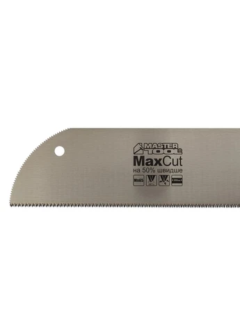 Ножівка для фанери із запилом 12TPI MAX CUT 300 мм загартований зуб 3-D заточування поліроване 14-2702 Mastertool (378265814)