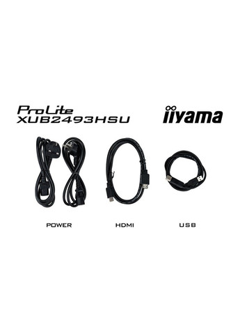 Монітор 23.8" ProLite XUB2493HSU-B7 Black Iiyama (360421986)