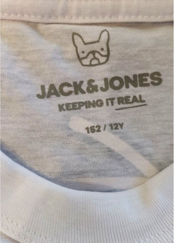 Белая летняя футболка белая для девочки jack&jones -152см(8р) Jack & Jones