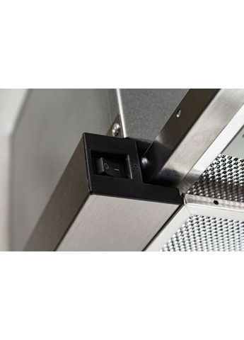 Витяжка кухонна Телескоп №2 60см 1000м3 Чорна LED вставка нержавійка Profit M (330129313)