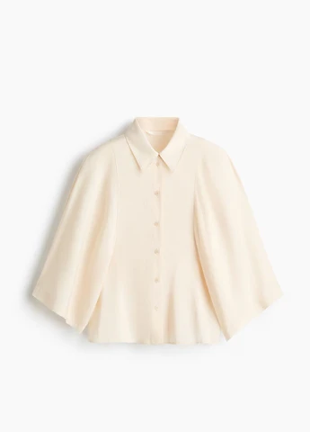 Молочная блузка H&M