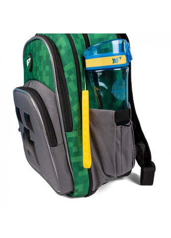 Рюкзак шкільний напівкаркасний Minecraft S91 два відділення фронтальна кишеня бічні кишені розмір 38*29*13см Yes (293510933)