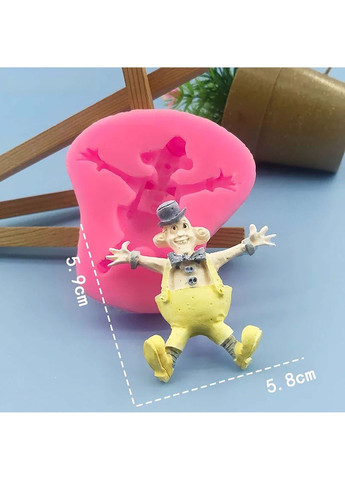 Молд силиконовый кондитерский для мастики и шоколада Клоун Kitchen Master (341724483)