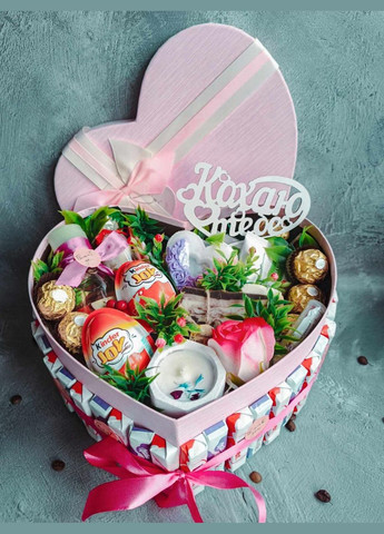 Крутой подарок сердечком для девушки для любимой жены на день святого Валентина или на годовщину. No Brand (315896601)