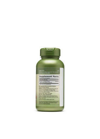 Натуральная добавка Herbal Plus Odorless Garlic 500 mg, 100 таблеток GNC (293342308)