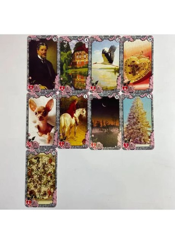 Карти Оракул Вінтажний стиль Ленорман Lenormand Vintage 72 шт. Taro (356117846)