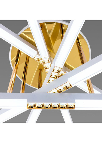 Люстра світлодіодна акрилова B YH839/5 WT+GD 65W Sirius (336934795)