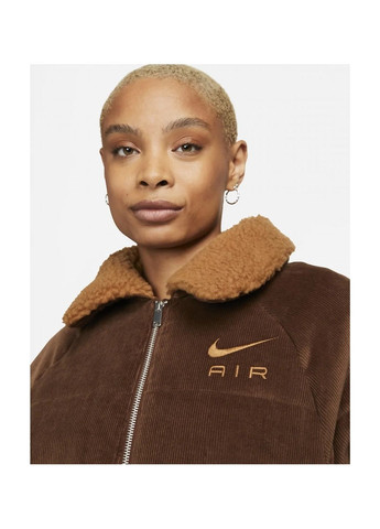 Коричневая куртка женская air therma-fit brown dq6930-259 Nike