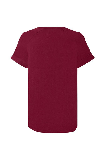Темно-красная всесезон футболка функциональная с коротким рукавом Crivit