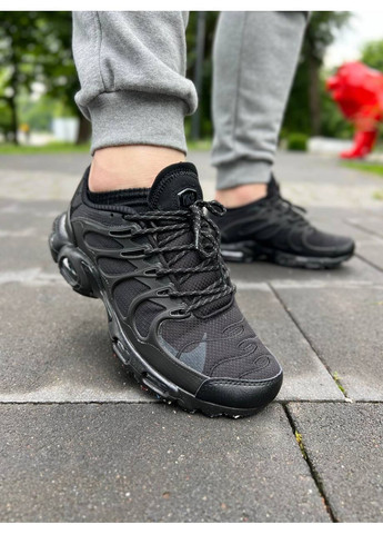 КРОССОВКИ ЖЕНСКИЕ NIKE AIR MAX TN TERRASCAPE PLUS BLACK НАЙК АИР МАКС ТН ПЛЮС No Brand чёрные демисезоны (368869329)