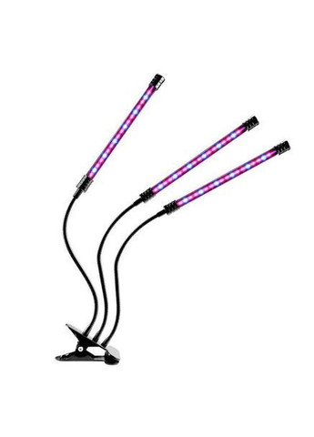 Светодиодная фитолампа для домашних растений, 3 гибких луча. No Brand - (370393348)