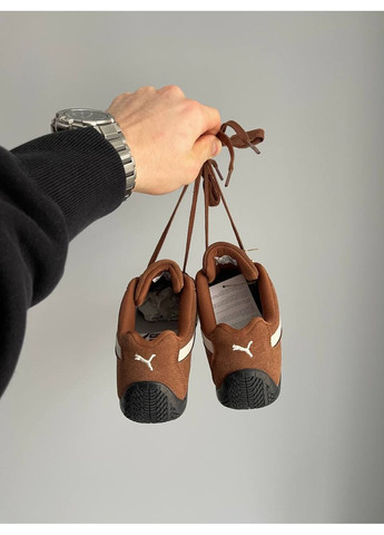 Кроссовки женские Puma Speedcat Brown | Пума Спидкат коричневые No Brand коричневые демисезоны (361244394)