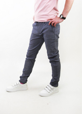 Синие кэжуал демисезонные брюки Mtp