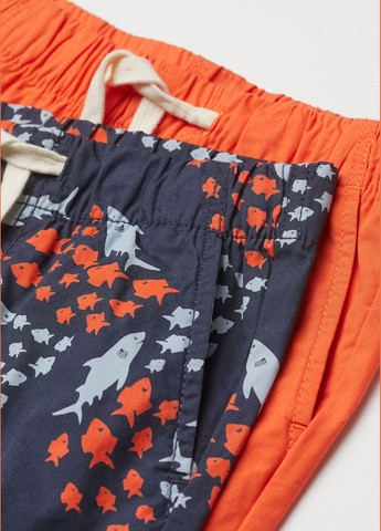 Шорты хлопковые 2 шт. для мальчика H&M (327257413)