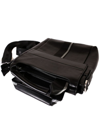 Чоловіча сумка зі штучної шкіри E30911 Чорна No Brand (370848149)
