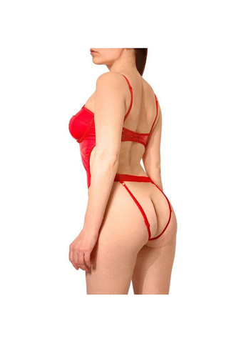 Червоний демісезонний сексуальне лаковане боді art of sex — josephine червоне s No Brand