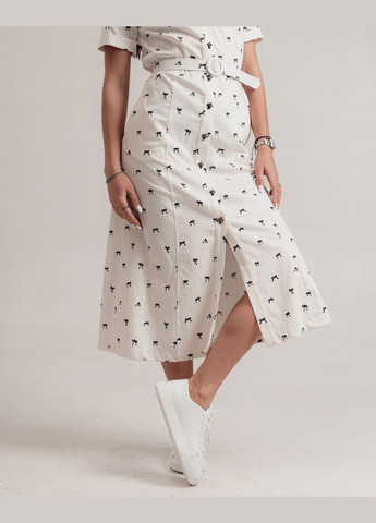 Молочное кэжуал платье летнее молочное Samsara